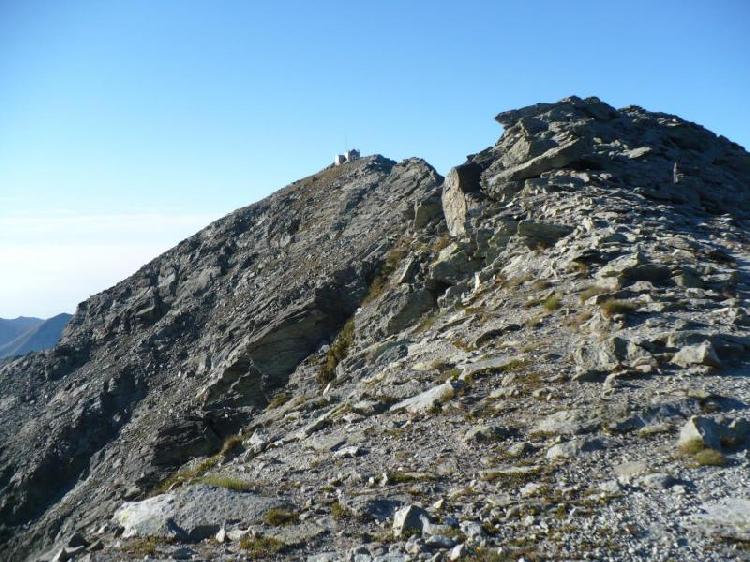 Vista sulla Cappella del Robinet dal colletto omonimo