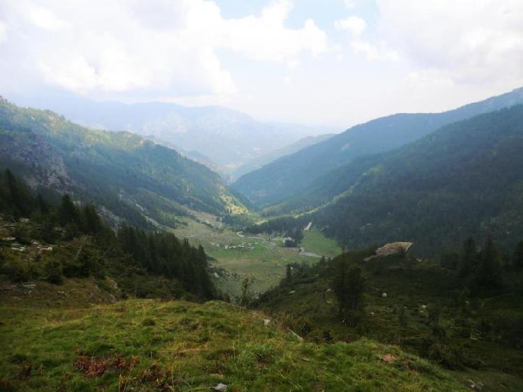 Panorama sulla valle dei Carbonieri